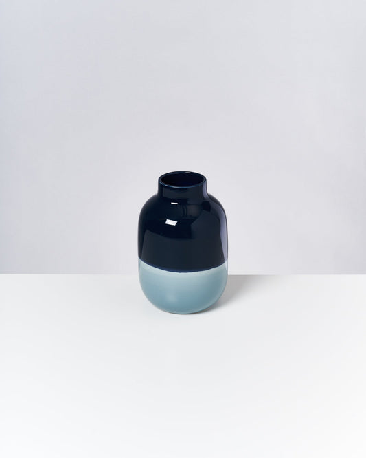 Vase Nuno M navy hellblau