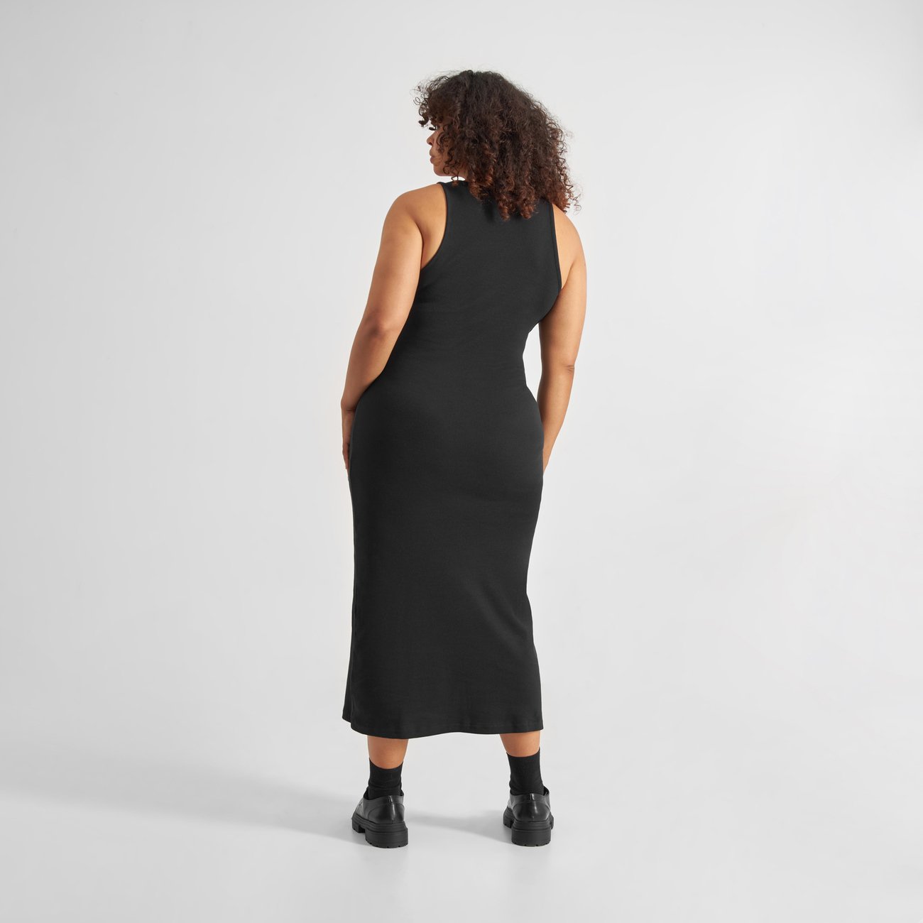 Rib Dress Motala - black